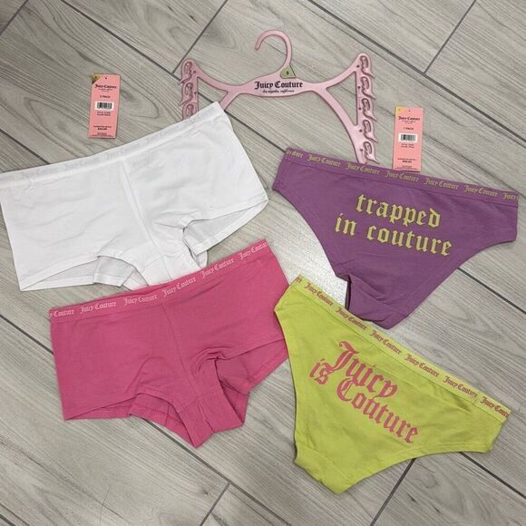 Juicy Couture Other - NWOT juicy couture brief and underwear bundle (4) size small